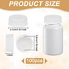 Plastic Bottle Cap SIL-WH0045-61A-2