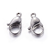 Tarnish Resistant 304 Stainless Steel Lobster Claw Clasps X-STAS-AB19-2