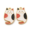 Alloy Enamel Pendants ENAM-H044-01G-04-1