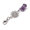 7Pcs Chakra Alloy Pendant Decoraton HJEW-JM02157-4
