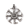 304 Stainless Steel Runa Eslavo Kolovrat Symbol Pendants STAS-G267-02AS-2