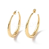 Ion Plating(IP) 304 Stainless Steel Ring Stud Earrings LS-EJEW-G335-04G-1