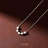 925 Sterling Silver Dapped Chain Necklaces FS-WG6F377-02-1