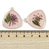Epoxy Resin Pendants RESI-S09-01I-RS-3