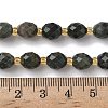 Natural Green Wood Lace Stone Wooden Jasper Beads Strands G-F809-A30-01-5