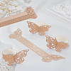 20Pcs Butterfly Paper Napkin Rings AJEW-LP0002-52-1