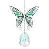 Teardrop Star Glass Crystal Suncatcher HJEW-JM04950-1