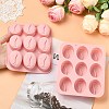 2Pcs Coffee Bean Silicone Molds ST-CJ0043-017-4