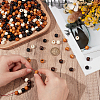 500Pcs 5 Colors Maple Wood Beads WOOD-GF0002-47-3