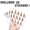 Self-Adhesive Paper Decorative Stickers DIY-WH0562-050-3