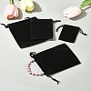 18Pcs 3 Styles Rectangle Velvet Drawstring Pouches TP-FS0001-04A-10