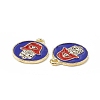 Alloy Crystal Rhinestone Pendants FIND-C019-17KCG-01-3