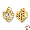 925 Sterling Silver Micro Pave Cubic Zirconia Charms STER-I010-41G-3