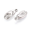 304 Stainless Steel Crab Claw Pendants STAS-T069-01P-2