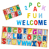 Wood Alphabet & Number Puzzles for Toddlers AJEW-PH0004-29B-1