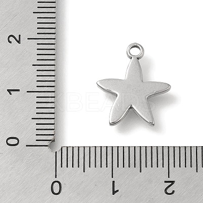 Ocean Theme Anti-Tarnish 304 Stainless Steel Pendants STAS-Z092-06P-03-1