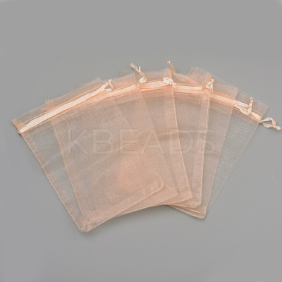 Organza Gift Bags with Drawstring OP-R016-10x15cm-23-1