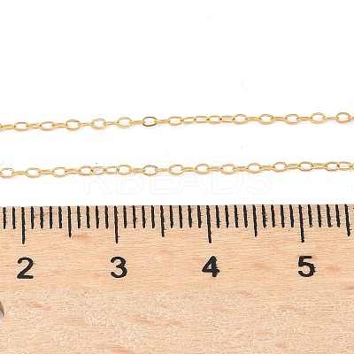 1/20 14K Gold Filled Cable Chain Necklaces for Women Men NJEW-Z068-02G-02-1