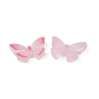 Translucent Printed Resin Cabochons CRES-N021-107D-1