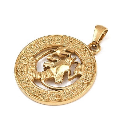 304 Stainless Steel Pendants STAS-C131-03G-05-1