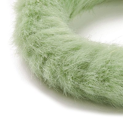 Faux Mink Fur Elastic Hair Ties OHAR-G015-19-1