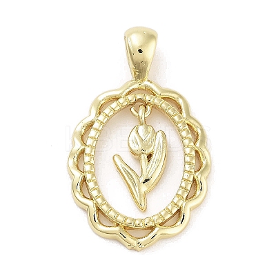 Rack Plating Brass Pendants KK-Z064-24G-01-1