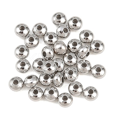 316 Surgical Stainless Steel Beads STAS-G382-01P-1