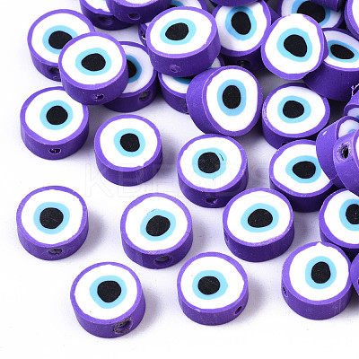 Handmade Polymer Clay Beads CLAY-ZX006-07H-1