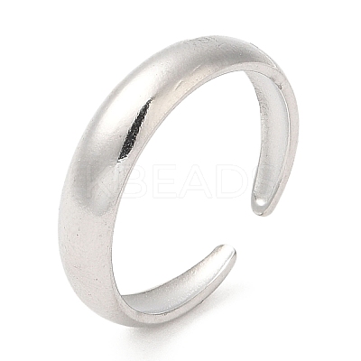 Non-Tarnish 304 Stainless Steel Open Cuff Rings RJEW-K245-78P-1