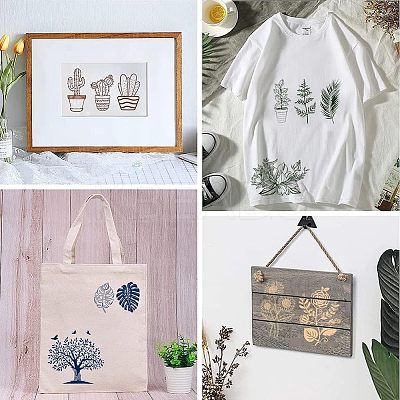 Christmas Reindeer Self-Adhesive Silk Screen Printing Stencil DIY-OC0001-99B-1