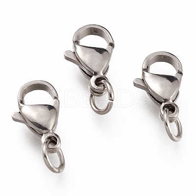 Tarnish Resistant 304 Stainless Steel Lobster Claw Clasps LS-X-STAS-G240-01D-P-1