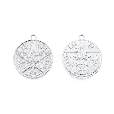 Non-Tarnish 201 Stainless Steel Pendants STAS-N098-238P-1
