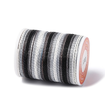 Segment Dyed Twisted Waxed Polyester Cord YC-C003-01F-1