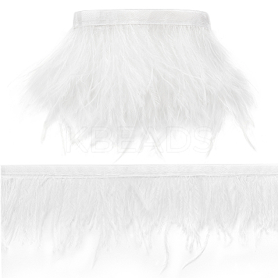 2 Yards Fashion Ostrich Feather Cloth Strand Costume Accessories FIND-GA0003-68A-1
