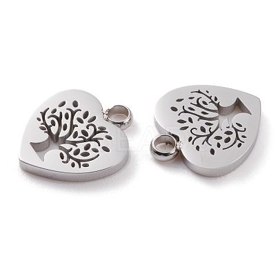 Non-Tarnish 304 Stainless Steel Charms STAS-Y002-05P-1