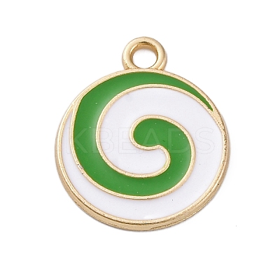 Christmas Alloy Enamel Pendants ENAM-S027-01D-G-1