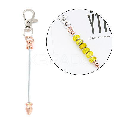 Alloy Beadable Pendant Decorations LS-KEYC-D288-01RG-1