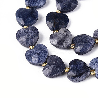 Natural Blue Aventurine Beads Strands G-P592-B09-01-1
