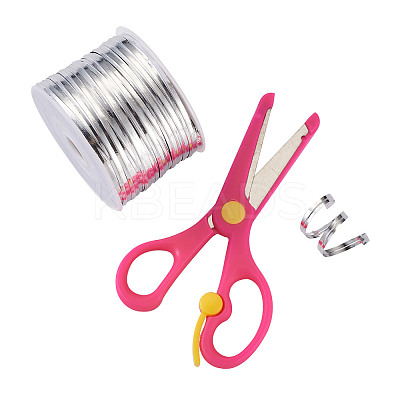 Plastic Wire Twist Ties AJEW-TA0017-18C-1