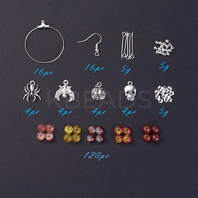 DIY Halloween Style Earring Making DIY-X0098-97-1
