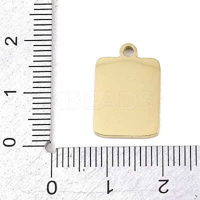 303 Stainless Steel Pendants STAS-K325-04G-1