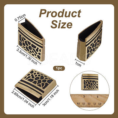 Brass Habaki Collar Clip for Japanese Sword Blade AJEW-WH0606-93A-1