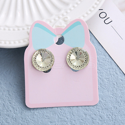 Alloy Plastic Clip-on Earrings for Kid WG9F41F-05-1