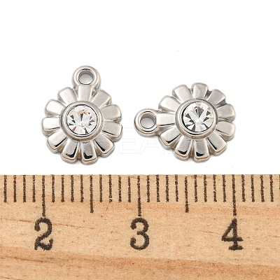 304 Stainless Steel Pendants STAS-L080-003P-02-1