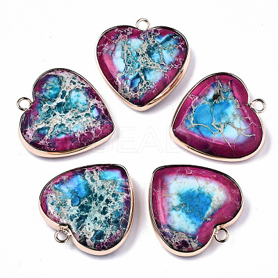 Natural Regalite/Imperial Jasper/Sea Sediment Jasper Pendants G-S359-191-1
