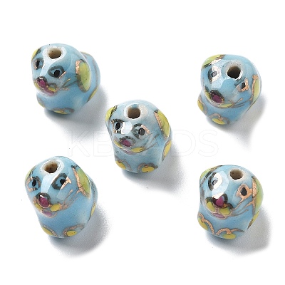 Handmade Porcelain Beads PORC-L079-10-1