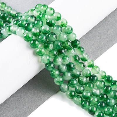 Natural Malaysia Jade Beads Strands G-A146-8mm-C19-1