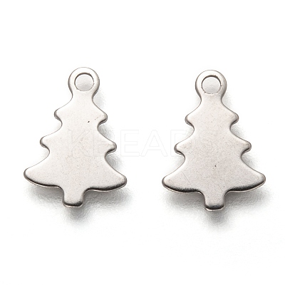 Non-Tarnish Christmas 201 Stainless Steel Charms STAS-C017-03B-P-1