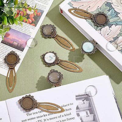 DIY Blank Dome Bookmark Making Kit DIY-NB0007-61-1