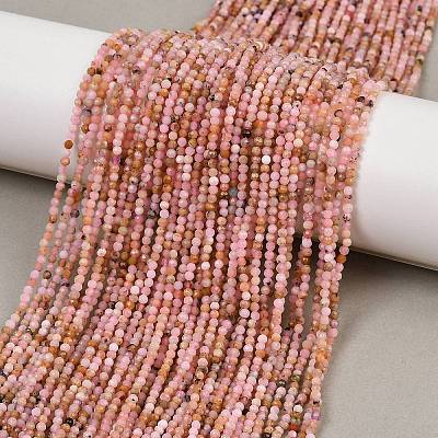 Natural Peru Pink Opal Beads Strands G-F798-A01-01B-1